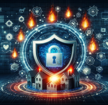 A blue and white image with the text "Building a Culture of Cybersecurity in Your Small Business